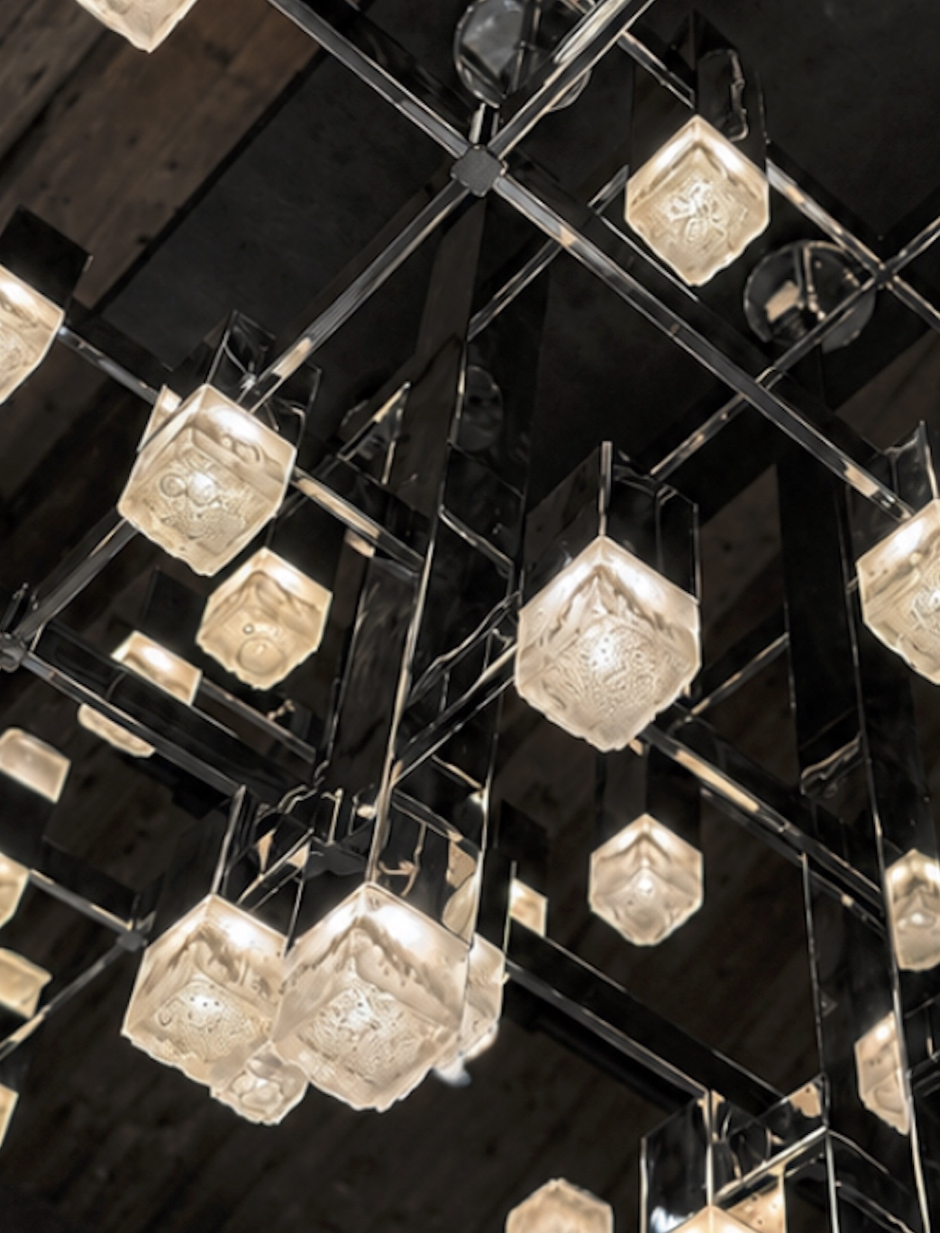 BAR Studio scale study of bespoke sculptural lighting for The Terrace, Grand Hyatt Seoul, by Alex Earl